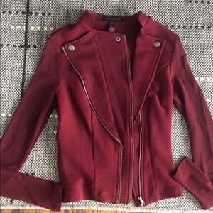 Maroon Motto jacket